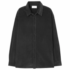 American Vintage Chemise Padow Velours | Carbone