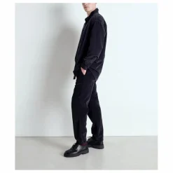 American Vintage Chemise Padow Velours | Carbone