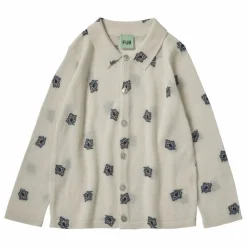 Sale FUB Chemise Paisley Maille Extra Fine Laine Mérinos | Ecru