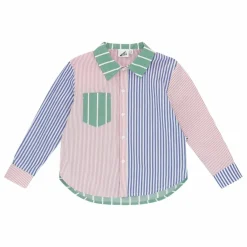 New Cos I Said So Chemise Patchwork Rayée | Rose