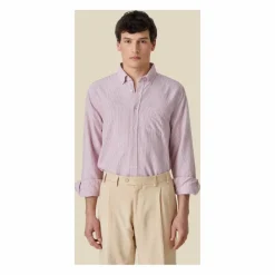 Homme Portuguese Flannel Chemise Rayée Oxford Belavista |