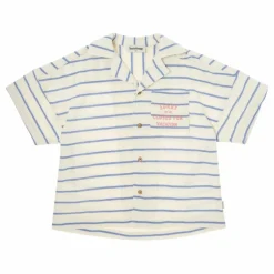 Tocoto Vintage Chemise Rayures Eponge | Ecru Outlet