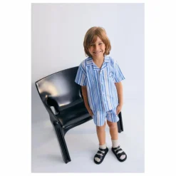 the new society Chemise Rayures Tebas | Bleu ciel Discount