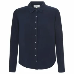 Xirena Chemise Scout Gaze de Coton | Bleu nuit Discount