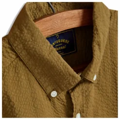 Clearance Portuguese Flannel Chemise Seersucker Atlantico | Olive