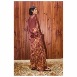 New Alémais Chemise Seraphina Soie | Bordeaux