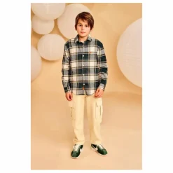 AO76 Chemise Tim Wang Carreaux | Vert