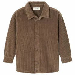 American Vintage Chemise Velours Côtelé Padow Coton Bio | Marron Best