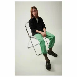 American Vintage Chemise Velours Côtelé Padow Coton Bio | Noir Outlet