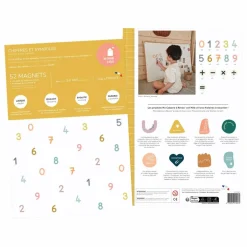 Ma Cabane à rêves Chiffres magnétiques - 52 chiffres et symboles