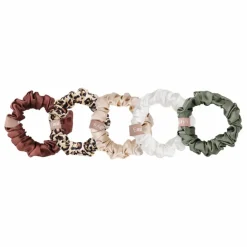 Femme Emily's Pillow Accessoires Cheveux|Chouchous en soie - Lot de 5 |