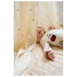 Clearance Konges Sløjd Ciel de lit en coton bio | Rouge cerise