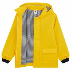 New Petit Bateau Ciré Doublé Coton Bio | Jaune