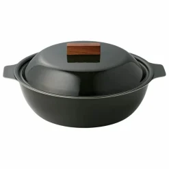 Kinto Cocotte en émail Kakomi | Charbon