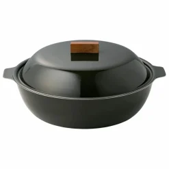 Kinto Cocotte en émail Kakomi | Charbon