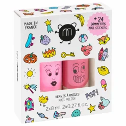 Enfant Nailmatic Kids Soins Du Corps|Coffrets|Coffret 2 vernis kids Pop - Dolly et Kitty