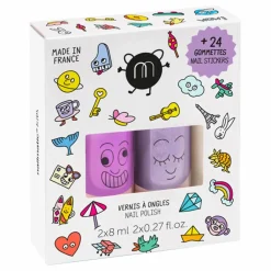 Nailmatic Kids Coffret 2 vernis kids Wow -Marshi et Piglou Multicolore Hot