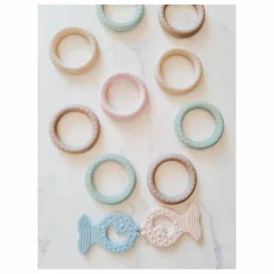 Hevea Coffret apaisant - Set de 2 jouets de dentition | Rose poudré Best