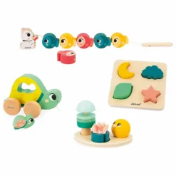 Sale Janod Coffret cadeau 18 mois Multicolore