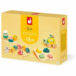 Sale Janod Coffret cadeau 18 mois Multicolore