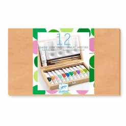 Djeco Coffret d'artiste - 12 gouaches