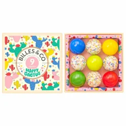 Hot Billes & Co Coffret de 9 Calots Cactus Multicolore