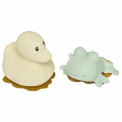 Hevea Coffret de jouets pour le bain upcyclés - Canard & Grenouille | Sauge Outlet