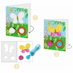 Clearance Djeco Coffret de peintures A petits points Multicolore