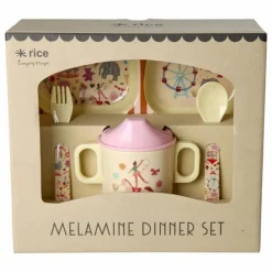 Rice Premiers Repas|Puériculture|Coffret de repas en mélamine Fun Fair |