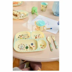 Rice Premiers Repas|Puériculture|Coffret de repas en mélamine Fun Fair |