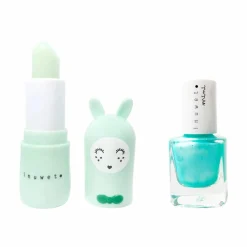 Inuwet Coffret duo vernis et baume à lèvres | Bleu Clearance