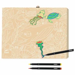 Djeco Coffret feutres pinceaux