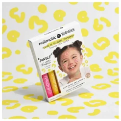 Nailmatic Kids Coffret Kit duo feutre de tatouage Tattoopen Jungle Non teinté Online