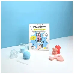Outlet Nailmatic Kids Coffret La Fabrique de savons et de bombes de bain - 1 savon et 1 bombe | Bleu