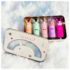 Discount Inuwet Coffret Metal Rainbow Delux Baumes à lèvres - Set de 5 Non teinté