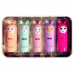 Discount Inuwet Coffret Metal Rainbow Delux Baumes à lèvres - Set de 5 Non teinté