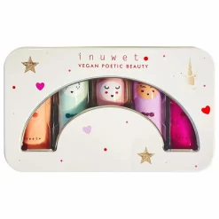 Discount Inuwet Coffret Metal Rainbow Delux Baumes à lèvres - Set de 5 Non teinté