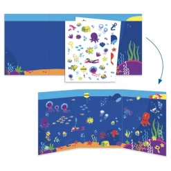 Discount Djeco Coffret multi-activités La mer et ses plaisirs Multicolore