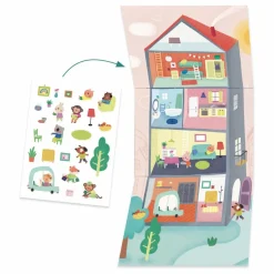 Djeco Coffret multi-activités Les animaux et leurs maisons Multicolore Outlet