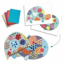 Djeco Coffret multi-activités Les animaux et leurs maisons Multicolore Outlet