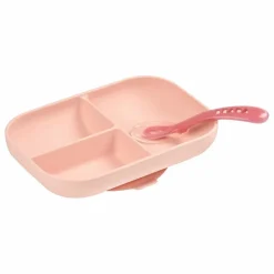 New Béaba Coffret repas en silicone | Rose