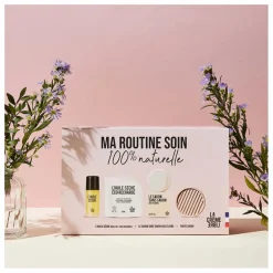 Clearance La Crème Libre Coffret Routine Soin - Huile Sèche & Ecorecharge & Savon aux fleurs & Porte Savon Non teinté