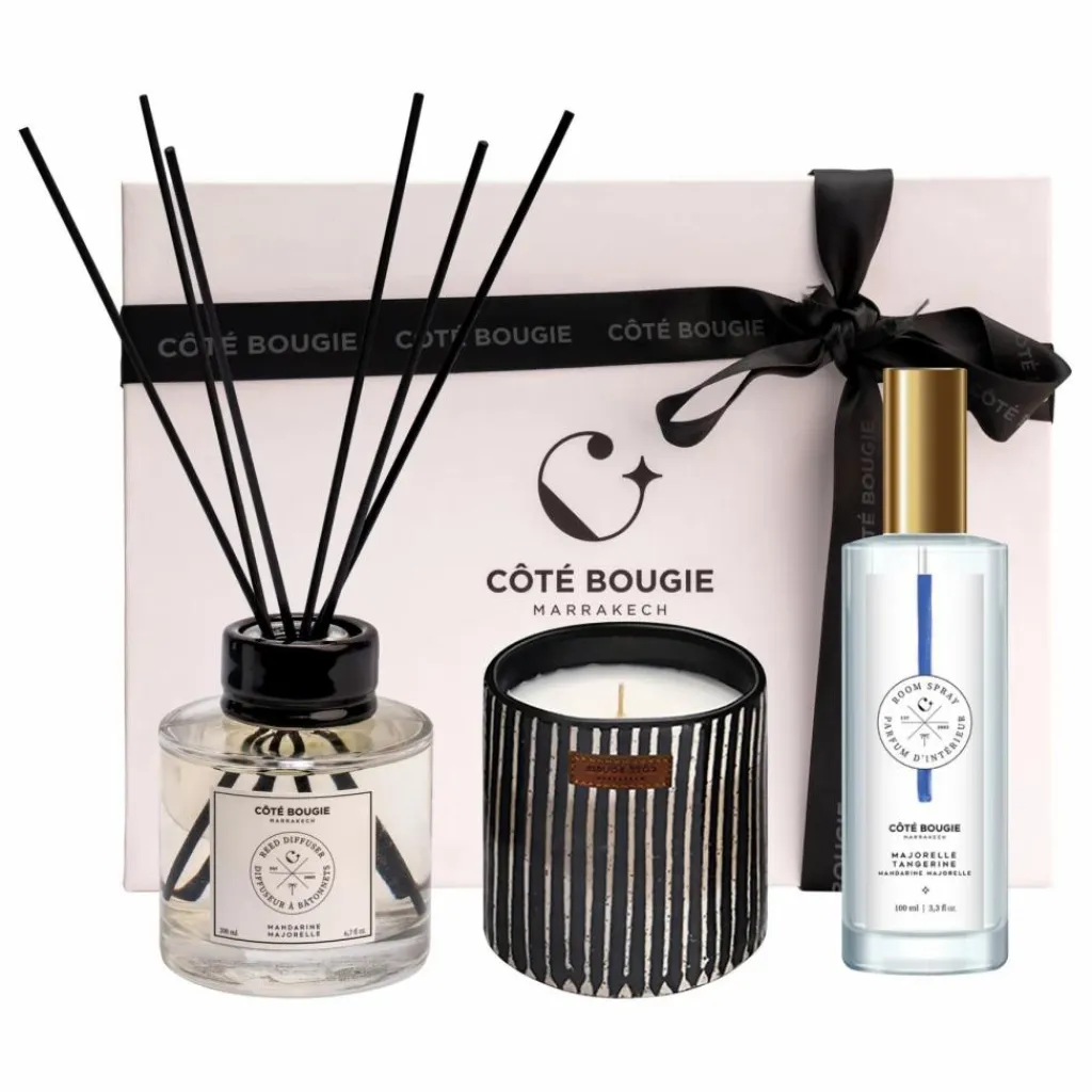 Outlet Côté Bougie Coffret Signature - Mandarine Non teinté