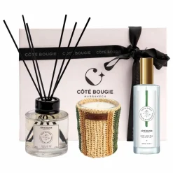 Homme Côté Bougie Bougies, Senteurs|Bougies, Senteurs|Coffret Signature - Menthe & Thé