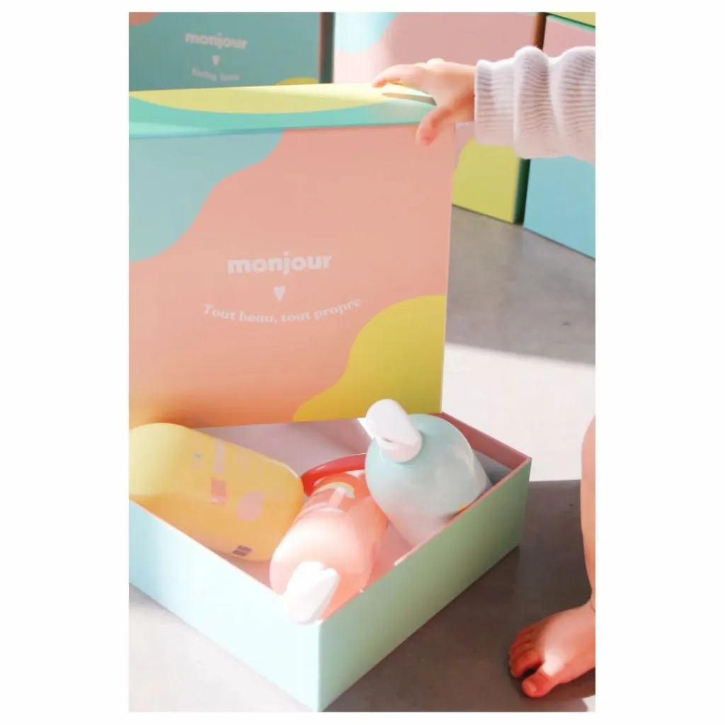 Enfant Monjour Soins Du Visage|Soins Du Corps|Coffret Tout beau tout propre