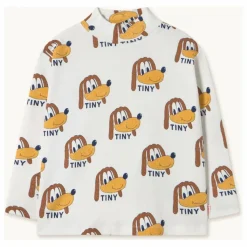 Enfant Tinycottons Col Roulé Côtelé Chiens Coton Bio |