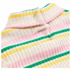 Bobo Choses Col Roulé Côtelé Rayé | Ecru Online