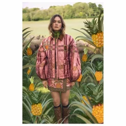 Best Barbour Collaboration x Farm Rio - Bottes Cami Caoutchouc | Vert