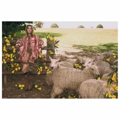 Best Barbour Collaboration x Farm Rio - Bottes Cami Caoutchouc | Vert