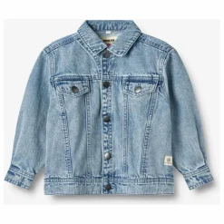 Outlet Wheat Collaboration x Pernille Teisbæk - Veste Denim Vive Coton Bio | Bleu